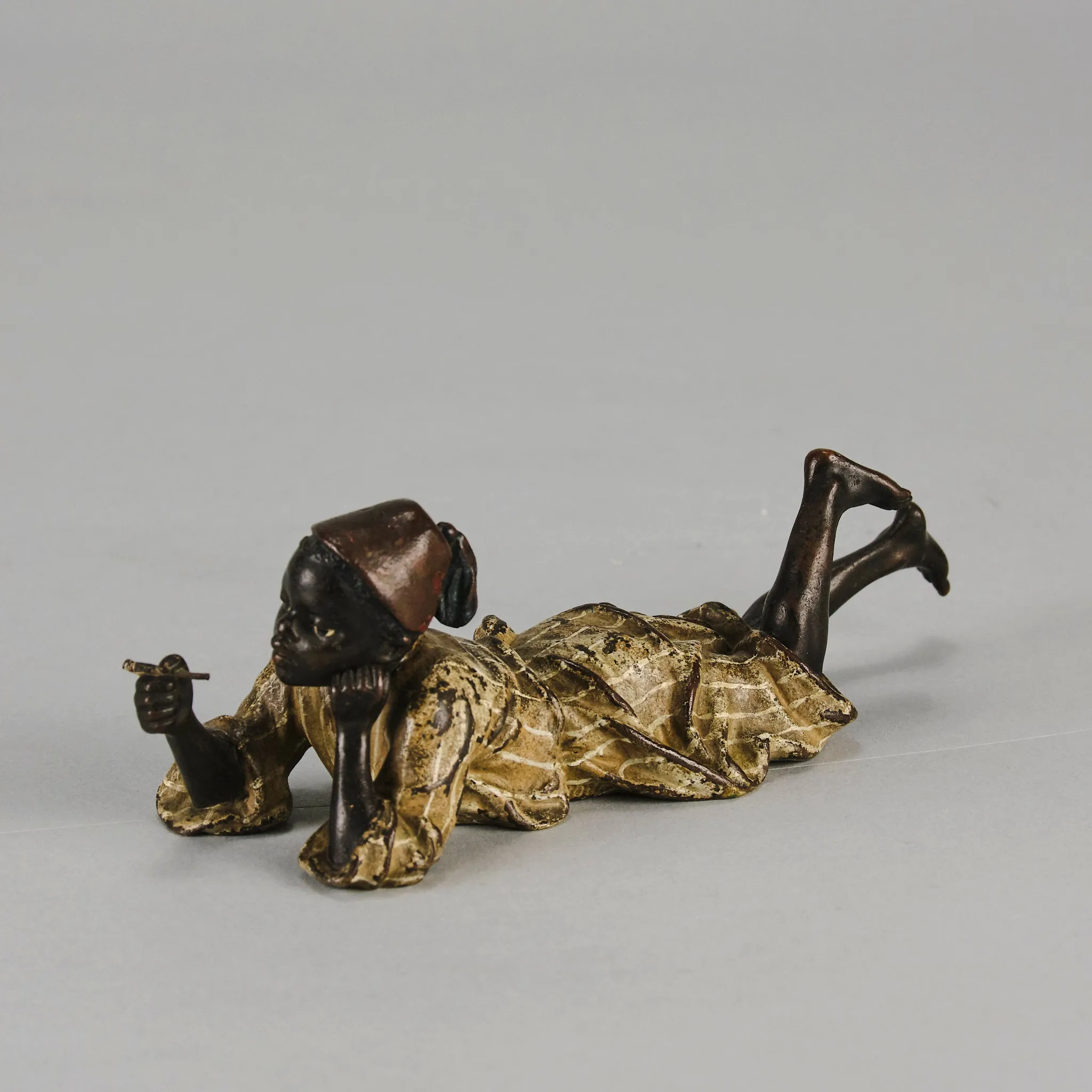 "Reclining Boy" by Franz Bergman