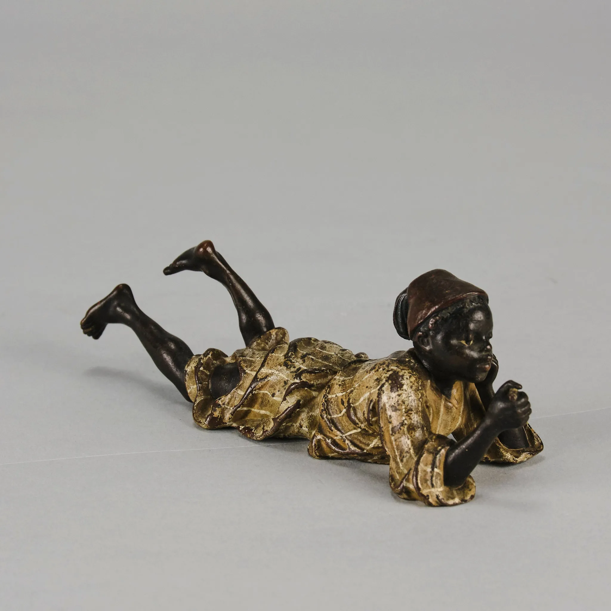 "Reclining Boy" by Franz Bergman