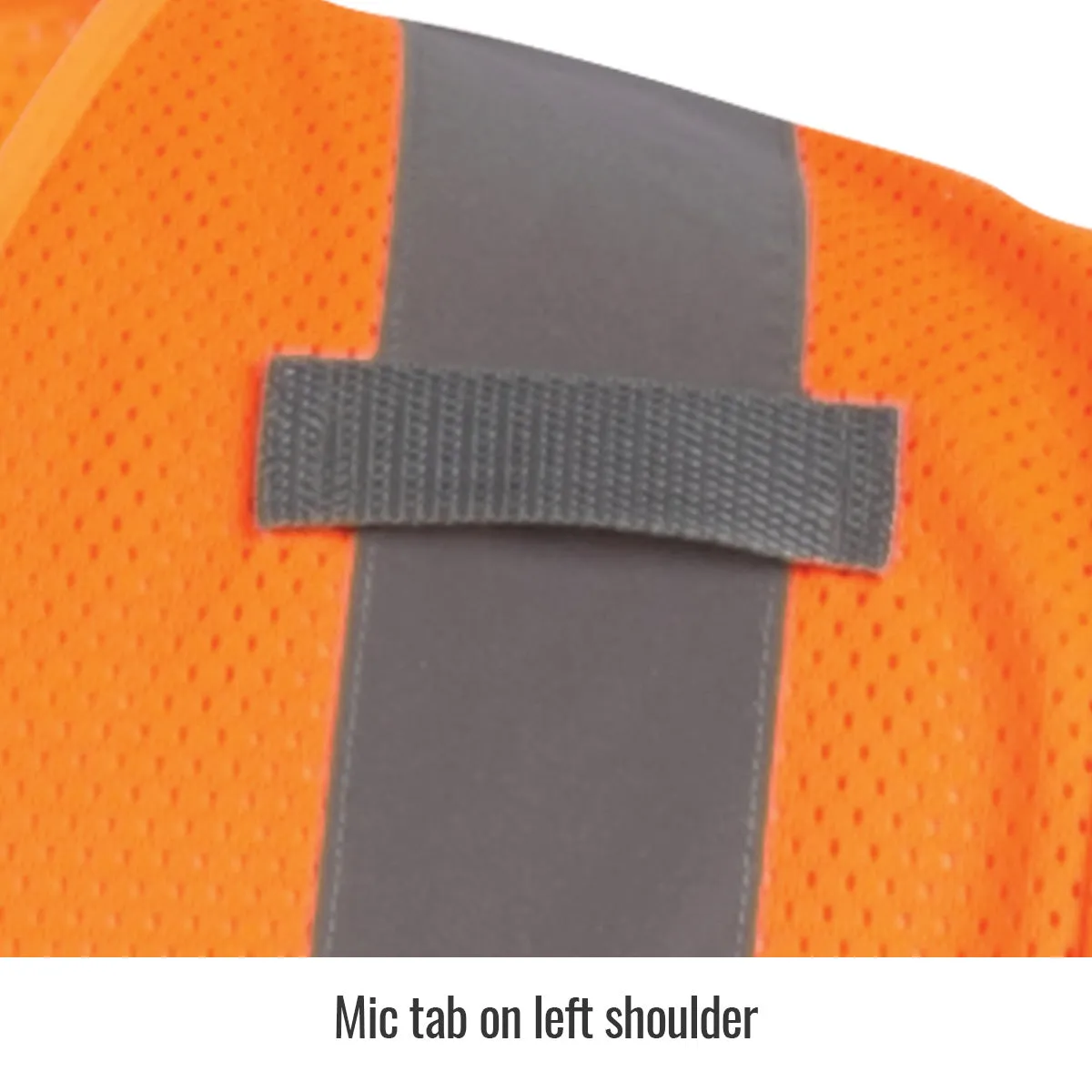 Revco VS2030-OR Orange ANSI Class 2 Short Sleeve Polyester Hi-Vis Safety Vest (1 Vest)