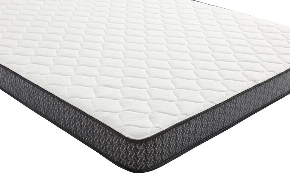 Santa Barbara Twin Mattress White and Charcoal
