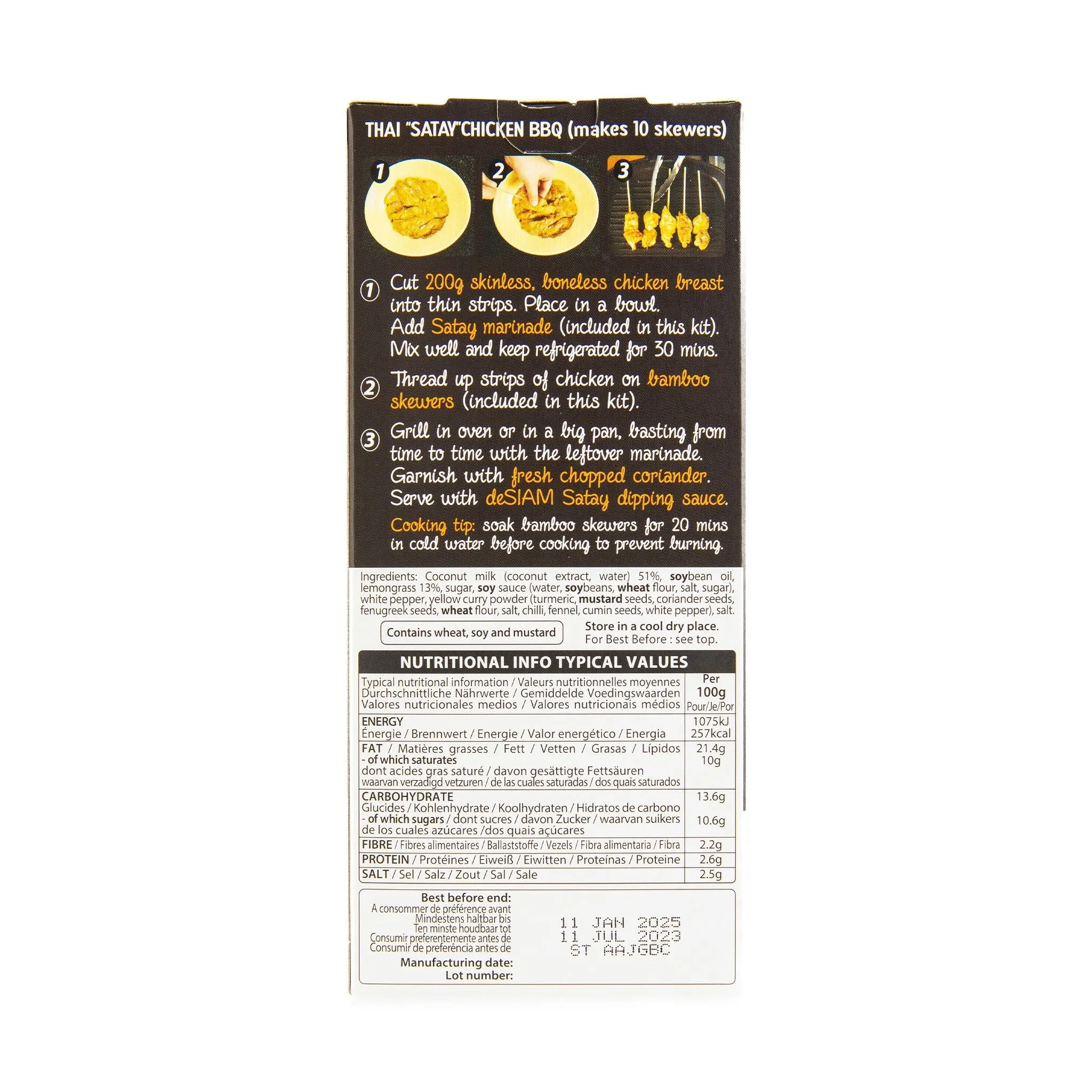 Satay BBQ kit 100g