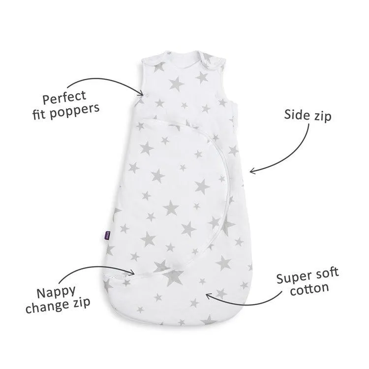 SnuzPouch Sleeping Bag in Stars - Grey