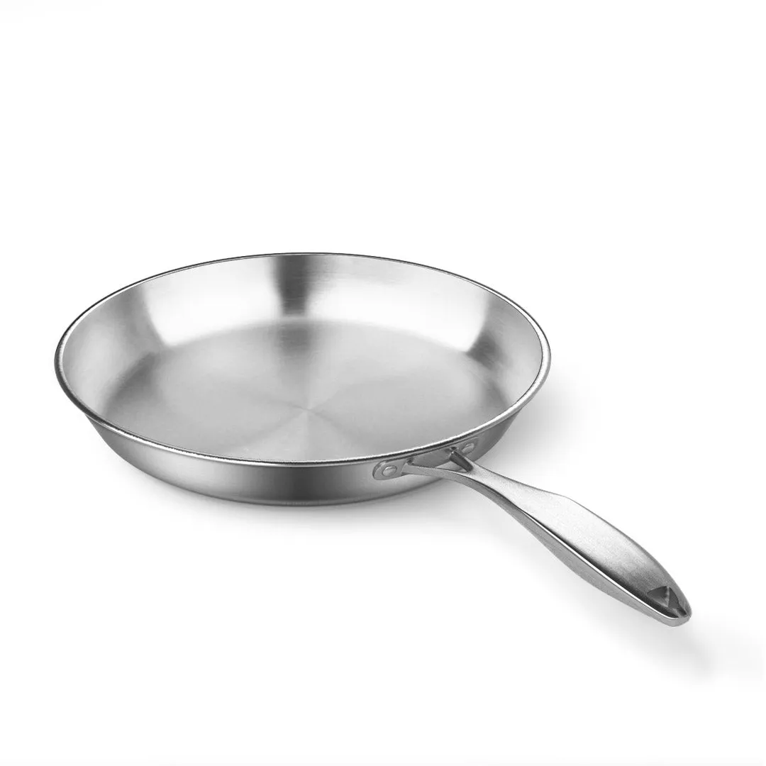 SOGA Stainless Steel Fry Pan 22cm 34cm Frying Pan Top Grade Skillet Induction Cooking FryPan