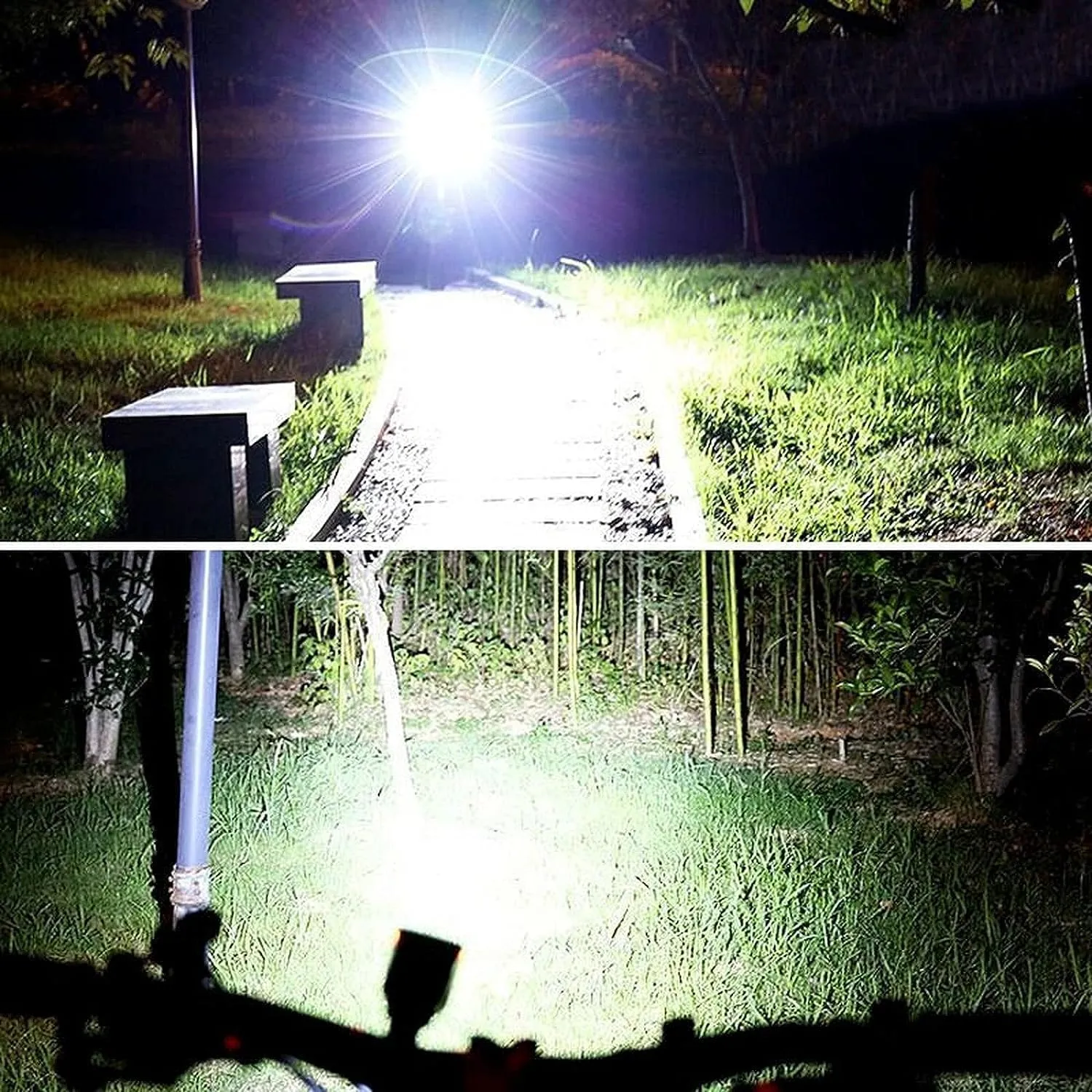 Solar Powered Bike Light, 3 Modes LED Headlight & Waterproof Bell, USB Rechargeable, Perfect for Road and Mountain Bikes
