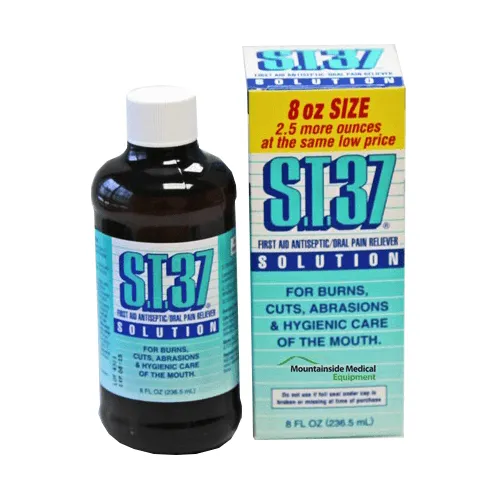 ST37 First Aid Antiseptic and Oral Pain Reliever Solution 8 oz