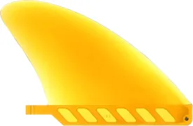 Surf Fin, 4.6 Inch / 3 Inch Surfboard Fin Soft Center Fin for Inflatable SUP Paddle Board Longboard, Orange