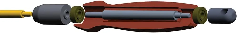 Tipton Deluxe Cleaning Rods .27-.45 Cal, 40" with Multiple Caliber Sizes and Lengths, Carbon Fiber Shaft and Hanging Hole for Cleaning, Maintenance and Gunsmithing