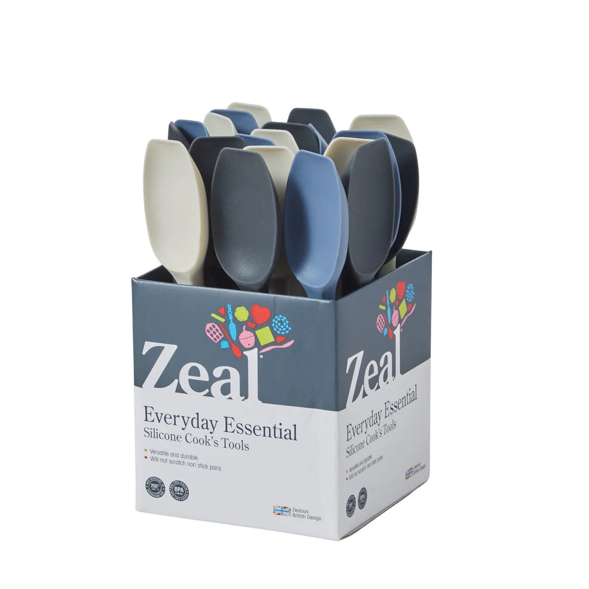 Zeal Cosy Silicone Spoon Spatula Assorted (price per item)